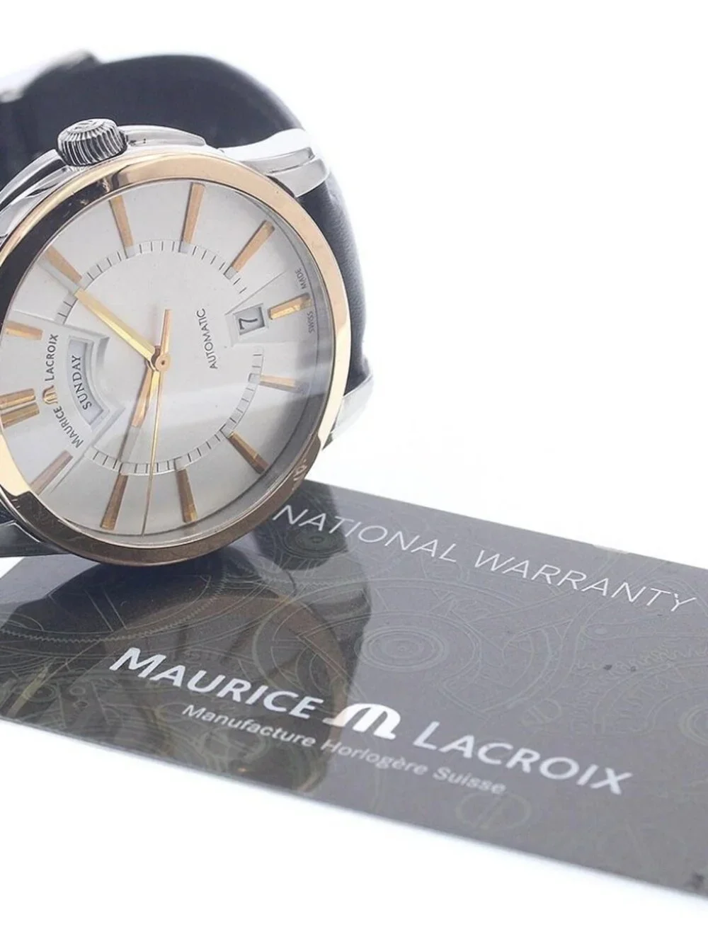 MAURICE LACROIX Pontos PT6158-PS101-13E Day date Automatic Men's Watch_963304